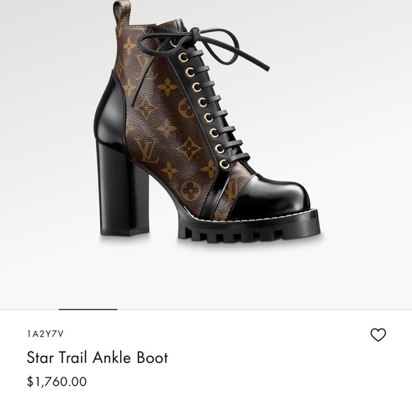 Louis Vuitton Star Trail Ankle Boot Size 37.5 100% Authentic Brand New with Box - Picture 9 of 12